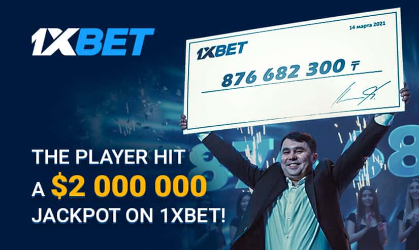 1xBet player wins over $2 million